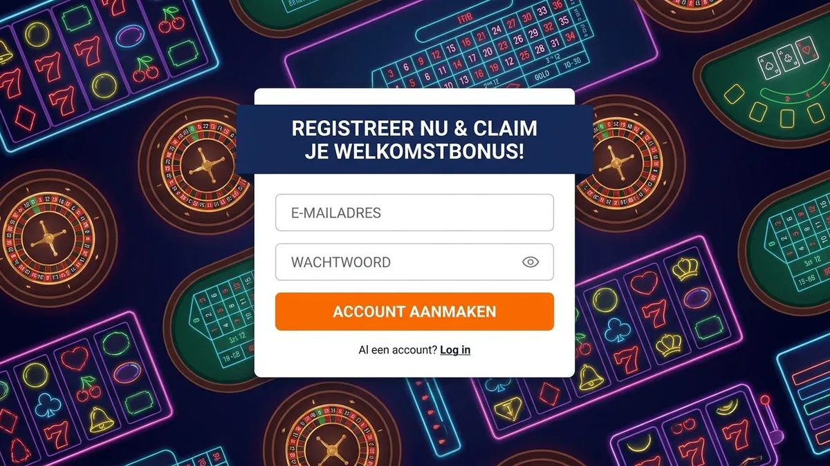 Registreren met bonus